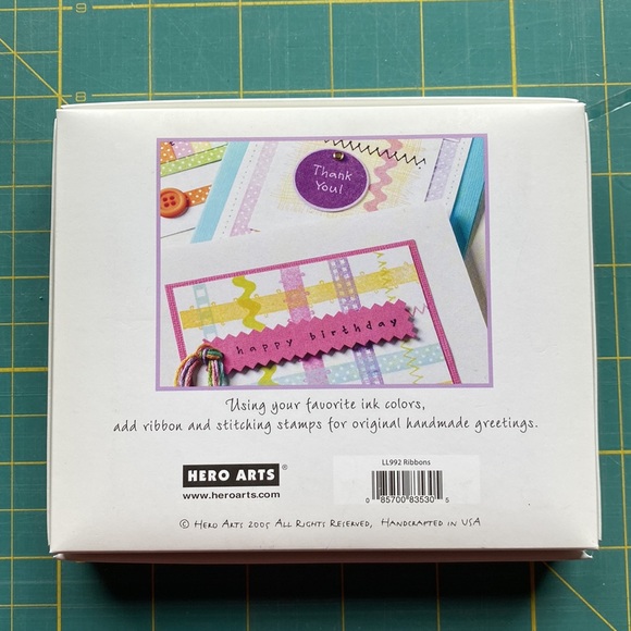 Hero Arts Ribbons Rubber Stamp Set - Picture 3 of 3